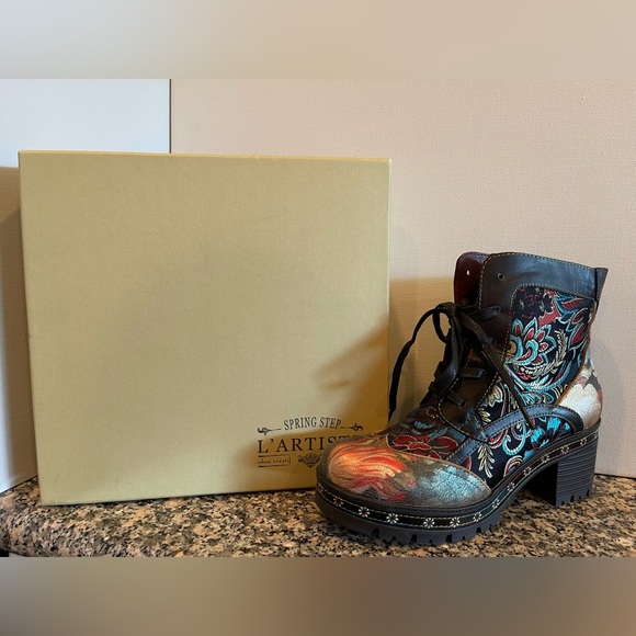 New Spring Step L’Artiste “Litldani” Boots - 40 - New w/Box - Picture 8 of 11